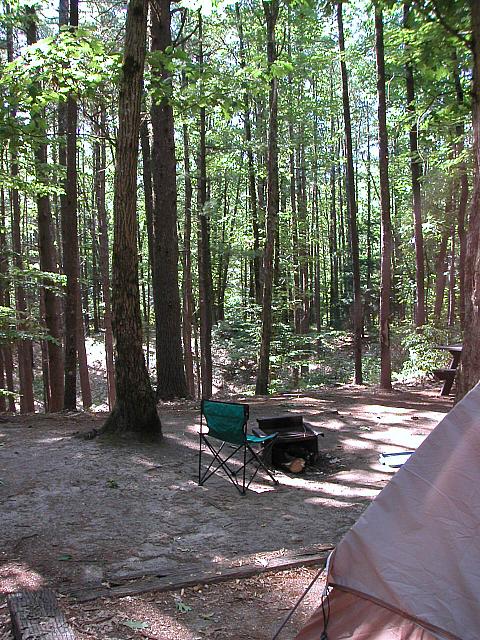 Campsite at Pearl Hill