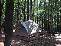 Campsite at Pearl Hill