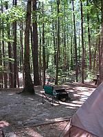Campsite at Pearl Hill
