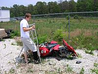 Alex's accident, June 2005