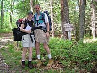 Appalachian Trail backpacking, June 2006
