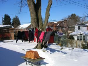 Solar dryer in winter